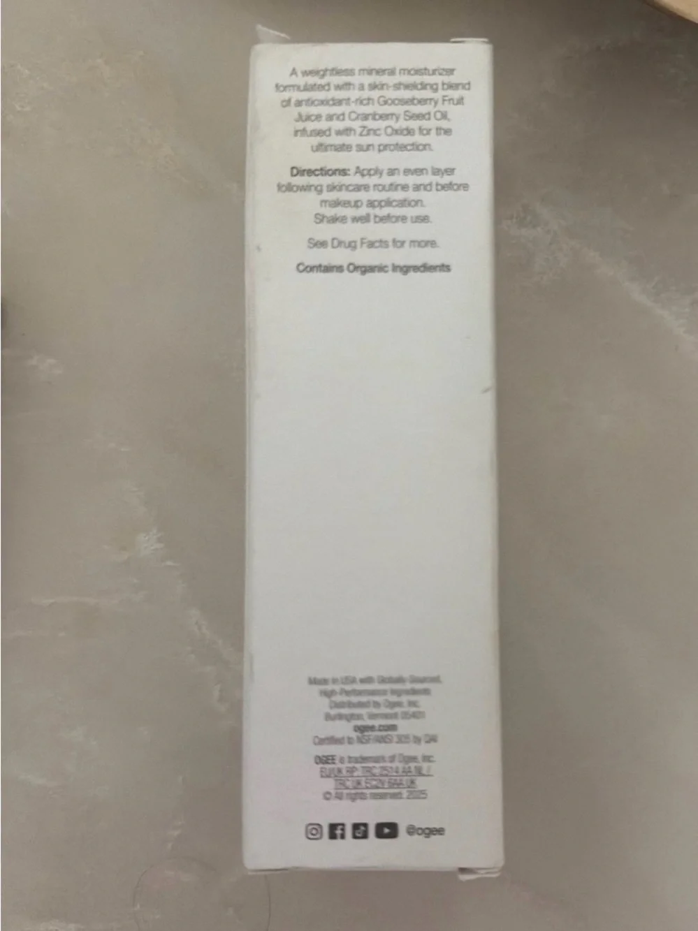 OGEE Protect Skin Enhancing Primer SPF 40 - NIB